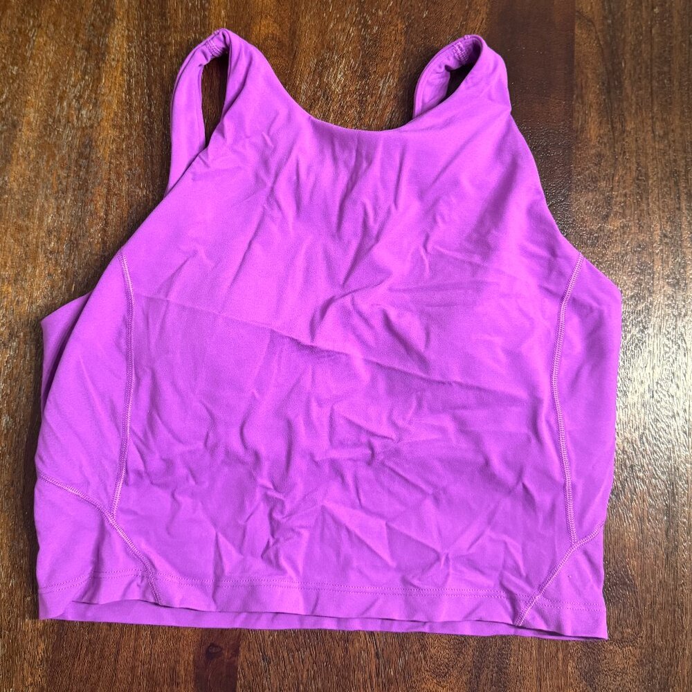 lululemon Align High-Neck Tank Top Light Support - size 10 Moonlight Magenta